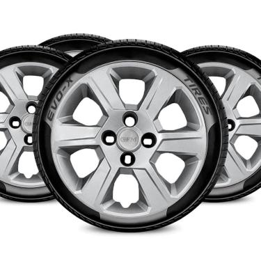 Imagem de Jogo Calota Aro 14 4x100 Design Montana Compatível Chevrolet