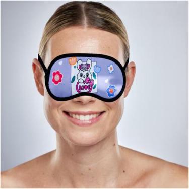 Imagem de Tapa olho de rosto para dormir ajuda no sono love - NoBrand