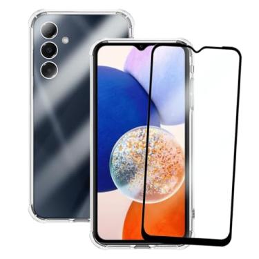 Imagem de Kit Capinha Capa Antiqueda Compatível com Samsung Galaxy A14 + Película de Vidro 3D