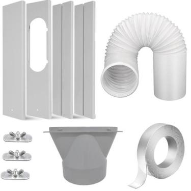 Imagem de Kit de Janela para Ar Condicionado Portátil com Mangueira de 13cm