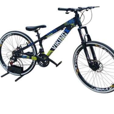 Imagem de Bicicleta Aro 26 Aluminio 21 Velocidade Vikingx Tuff 25 Freio Disco Hi