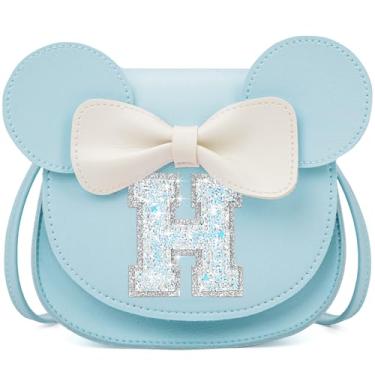 Imagem de Presentes de aniversário para meninas pequenas, presentes para meninas pequenas, bolsa de mão com mouse e carteira infantil para meninas, Azul