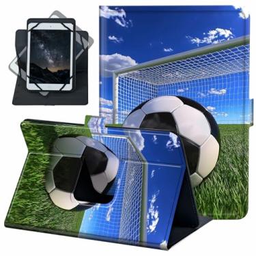 Imagem de ACWDMKH Capa universal para tablet Android 10 de 10,1 polegadas com rotação de 360 graus, capa fólio para iPad 9,7/10,2/10,5/Galaxy Tab 9-10,5 polegadas/Fire HD10 e mais tablet de 9,0 a 10,5