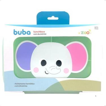 Imagem de Pote LunchBox hermético com divisórias Buba Zoo colorido