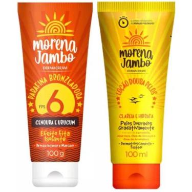 Imagem de Maravilhoso Kit Parafina Bronzeadora Loção Doura Pelos Jambo - Dermacr