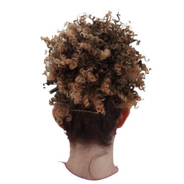Imagem de Coque Afro Puff Cor Loiro Dourado 8/22 De Fibra Orgânica