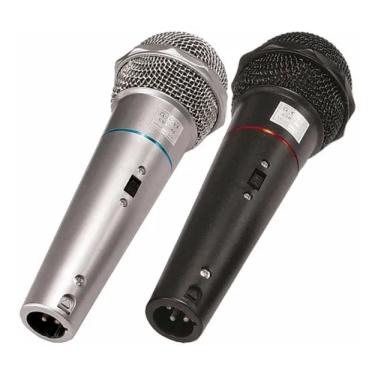 Imagem de Microfone Karaoke Semi profissional Csr 505 Vocal c/ Fio Par