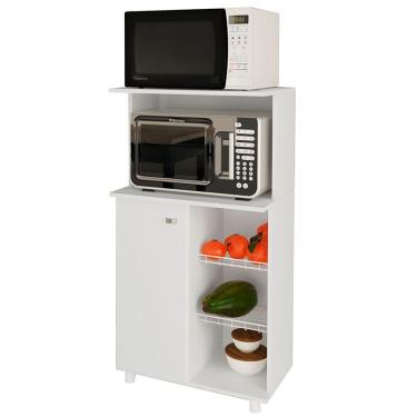 Imagem de Fruteira Com 1 Porta e 2 Aramados BF3207 – Tecno Mobili - Branco