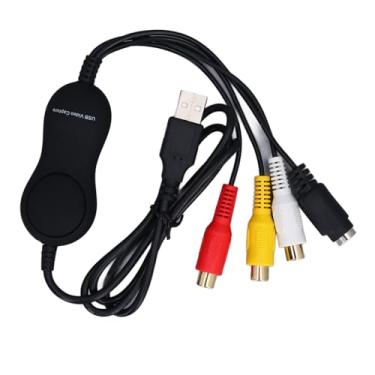 Imagem de Cartão de Captura de Vídeo USB 2.0, 4K para USB C Dispositivo de Captura de áudio, para Jogos Ao Vivo, para, para PS3, Com Entradas de Vídeo S, para Mac OS