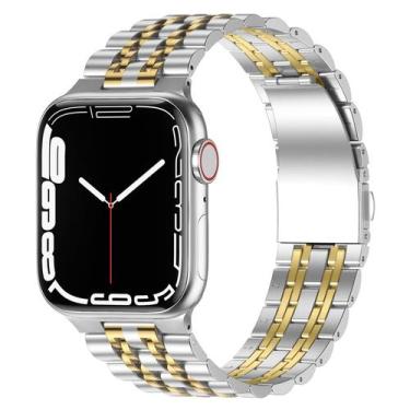 Imagem de Pulseira de Relógio Anlinser em Aço Inoxidável para Apple Watch (49mm 