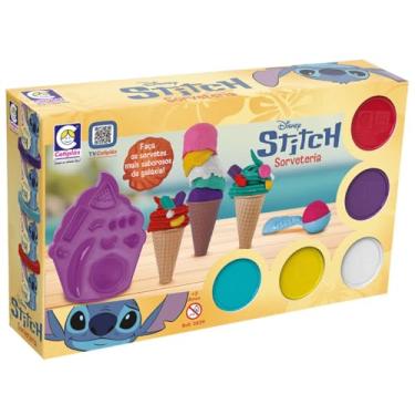 Imagem de Brinquedo Massinha Sorveteria do Stitch Cotiplás