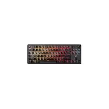 Imagem de Teclado Mecânico Gamer Corsair K70 Core TKL Tenkeyless, RGB LED, Switch MLX Vermelho V2, Teclas ABS DS, Preto - CH-911911E-NA
