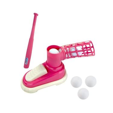 Imagem de Vaveren Máquina de arremesso de beisebol infantil Lançador externo interno com e beisebol de bola de bola de brinquedo de brinquedo de tiro, com 6 Bolas