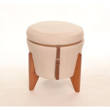 Imagem de Puff Multifuncional com Assento Confortável e Baú Prático