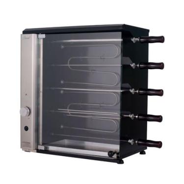 Imagem de Churrasqueira Elétrica de Bancada Vertical 5 Espetos 127v Stand Titan 