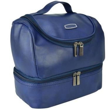 Imagem de Bolsa Térmica Necessaire Masculina Classic Azul CBRN18918 - Commerce B