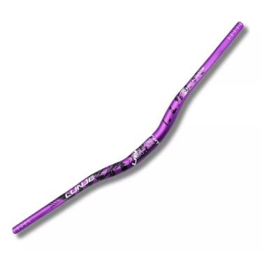 Imagem de Guidão Roxo Curvo Voador Bike 30mm X 31,8mm 720mm Mtb Guidom - Kaizen 