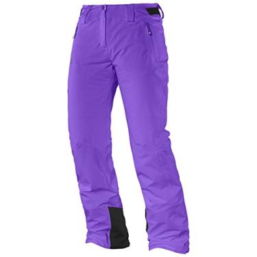 Imagem de Salomon Calça Iceglory Feminina, Pequena Violeta, PP/Regular