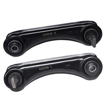 Imagem de 2 peças K620048 K640286 lado esquerdo direito braço de controle superior conjunto compatível com 1997-2000 Acura EL 94-01 Integra 97-01 Honda CR-V 92-00 Civic 93-97 Civic del Sol motorista lado do passageiro