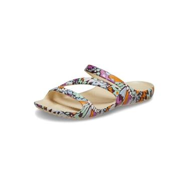 Imagem de Crocs Sandália feminina Kadee II com tiras, Branco de inverno, 33