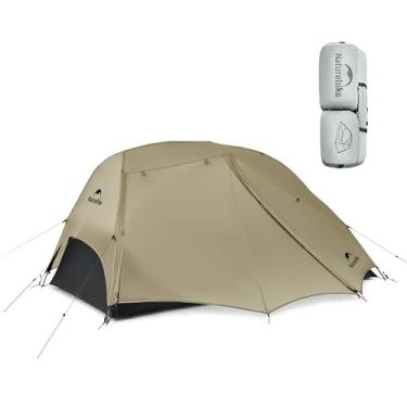 Imagem de Barraca Naturehike Star River UL para 2 pessoas para acampamento Tecido revestido de silicone ultraleve 15D pesa apenas 1,440 g, cobertura dupla compacta à prova d'água e poste de alumínio
