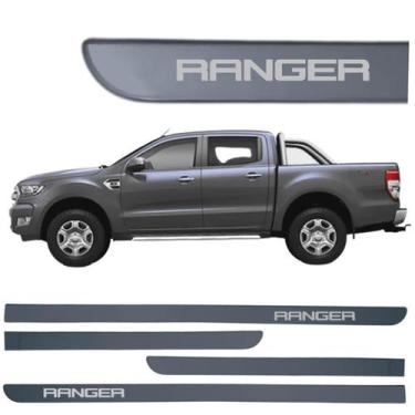 Imagem de Jogo Friso Lateral Ranger Ponta de Faca com Grafia Cores - Macall, Cin