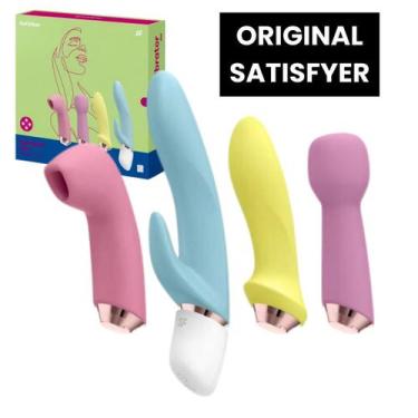 Imagem de Marvelous Four Satisfyer ORIGINAL E LACRADO 4 Vibradores Recarregáveis