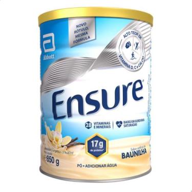 Imagem de Suplemento Nutricional Ensure Baunilha - 850 g - Abbott Nutrition, 850