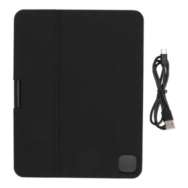 Imagem de Caixa de teclado sem fio leve 360 ​​graus Teclado Bluetooth sem fio com trackpad retroiluminado para iOS Pro 11in para o ar 10,9in comprimido