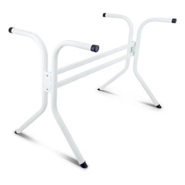 Imagem de Base de Mesa Nápoles para Tampo Retangular de até 1,20m x 0,80 - branco