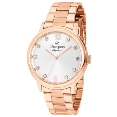 Imagem de Relógio Champion Feminino Rosê Analógico Cn28437z