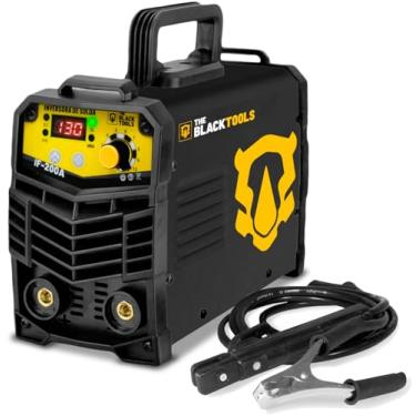Imagem de Máquina Inversora De Solda Portatil Mma Tig Eletrodo If-200 130a 220v The Black Tools