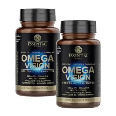 Imagem de Kit 2x Omega Vision (Ômega 3 + Krill Oil) 60 Capsulas - Essential Nutrition