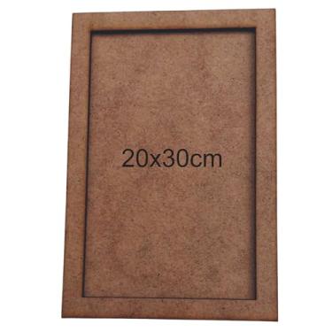Imagem de Kit com 5 Quadros Molduras Decorativos, Moldura MDF Cru 3mm 20x30 cm