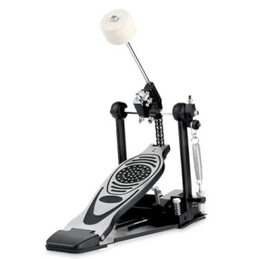 Imagem de SPYMINNPOO Pedal do Bumbo, Ajuste o Kit de Bumba de Tensão da Mola do Batedor de Acionamento de Corrente Dupla para o Instrumento de Percussão do pé