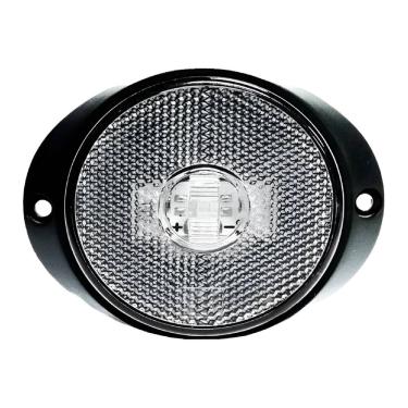 Imagem de Kit 8 Lanterna Led Frontal/peito Carreta/bitrem 65mm Cristal