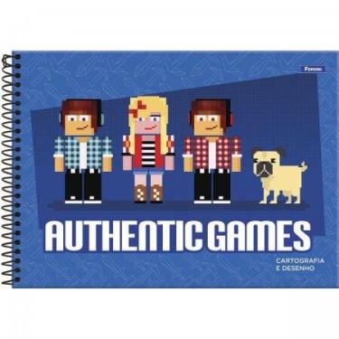 Imagem de Caderno Cartografia E Desenho 80 folhas Authentic Games Foroni
