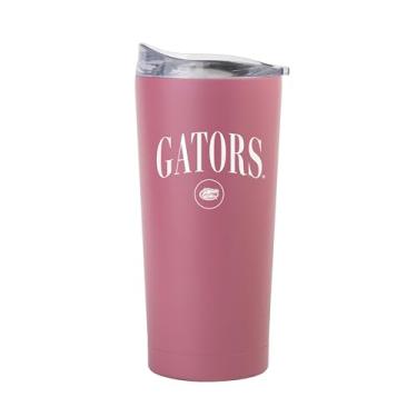 Imagem de Logo Brands NCAA Florida Gators 567.0 g Cinch Berry Powder Coat Tumbler - Isolamento de parede dupla, base antiderrapante e tampa deslizante de lábio alto