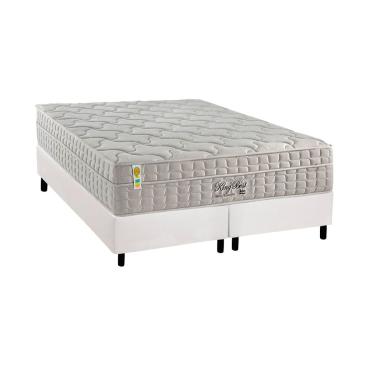 Imagem de Cama Box : Colchão Molas Pocket Ensacadas D Angelis Anjos King Best New Clean + Base CR...