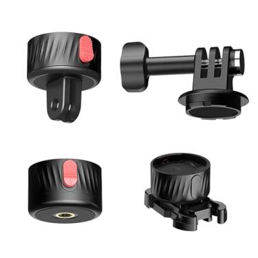 Imagem de Sanpyl Adaptador Magnético para Câmera de Ação, Trava Giratória para Smartphone Magnetic Base Com um para Câmeras (4 pcs)