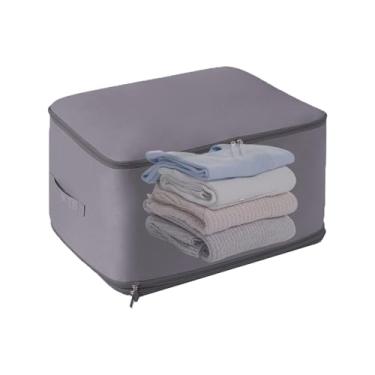 Imagem de Saco De Armazenamento Com Compressão Para Edredom | Bolsas Grandes Armazenamento Roupa Viagem Mudança | Organização Doméstica Multifuncional e Organizador Portátil Impermeável para Roupas, Casacos e M