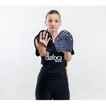 Imagem de Palmar de Natação Hand Paddle DF4051-P Pequeno Preto Dafoca Sports
