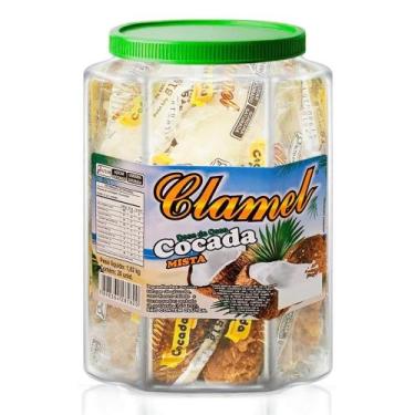 Imagem de Doce Clamel Cocada Mista com 20 unidades de 1,020kg