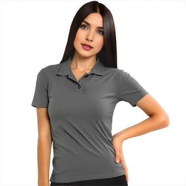 Imagem de Camisa Polo Feminina Camiseta Gola Atacado Uniforme Piquet - Vesttuari
