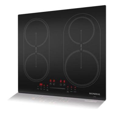 Imagem de Fogão Cooktop Indução 4 Bocas Mondial CTI-03 220v, Preto, 220V