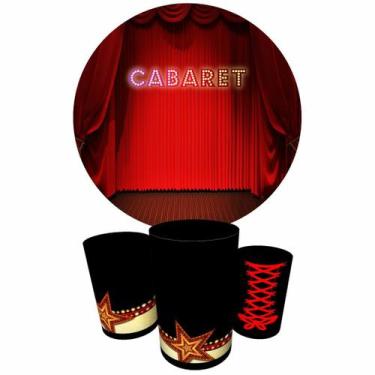 Imagem de Trio Capas Cilindro + Painel Redondo 1,50m Cabaré - Fadrix, K1CAB0004