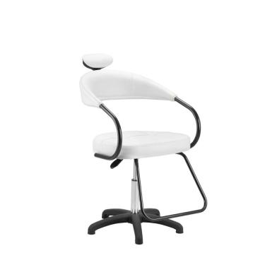 Imagem de Cadeira de Cabelereiro e Salão de Beleza Manual Dompel Futura Smart Branco