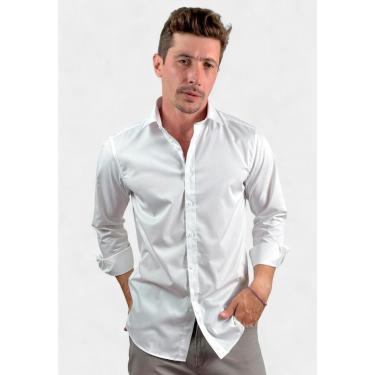 Imagem de Camisa Social Fibra de Bambu La'Oase Slim Manga Longa Masculino-Masculino