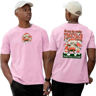 Imagem de Camiseta Algodão Basica‎ Me And The Homies Together Abstract-Unissex