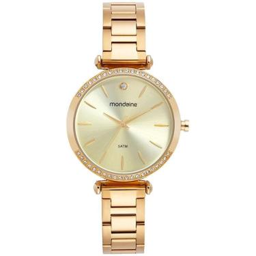 Imagem de Relógio Mondaine Feminino Trendy Metal Dourado 32861LPMVDE1-Feminino